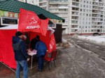 В Нижней Ельцовке прошел пикет в поддержку конституционных инициатив КПРФ